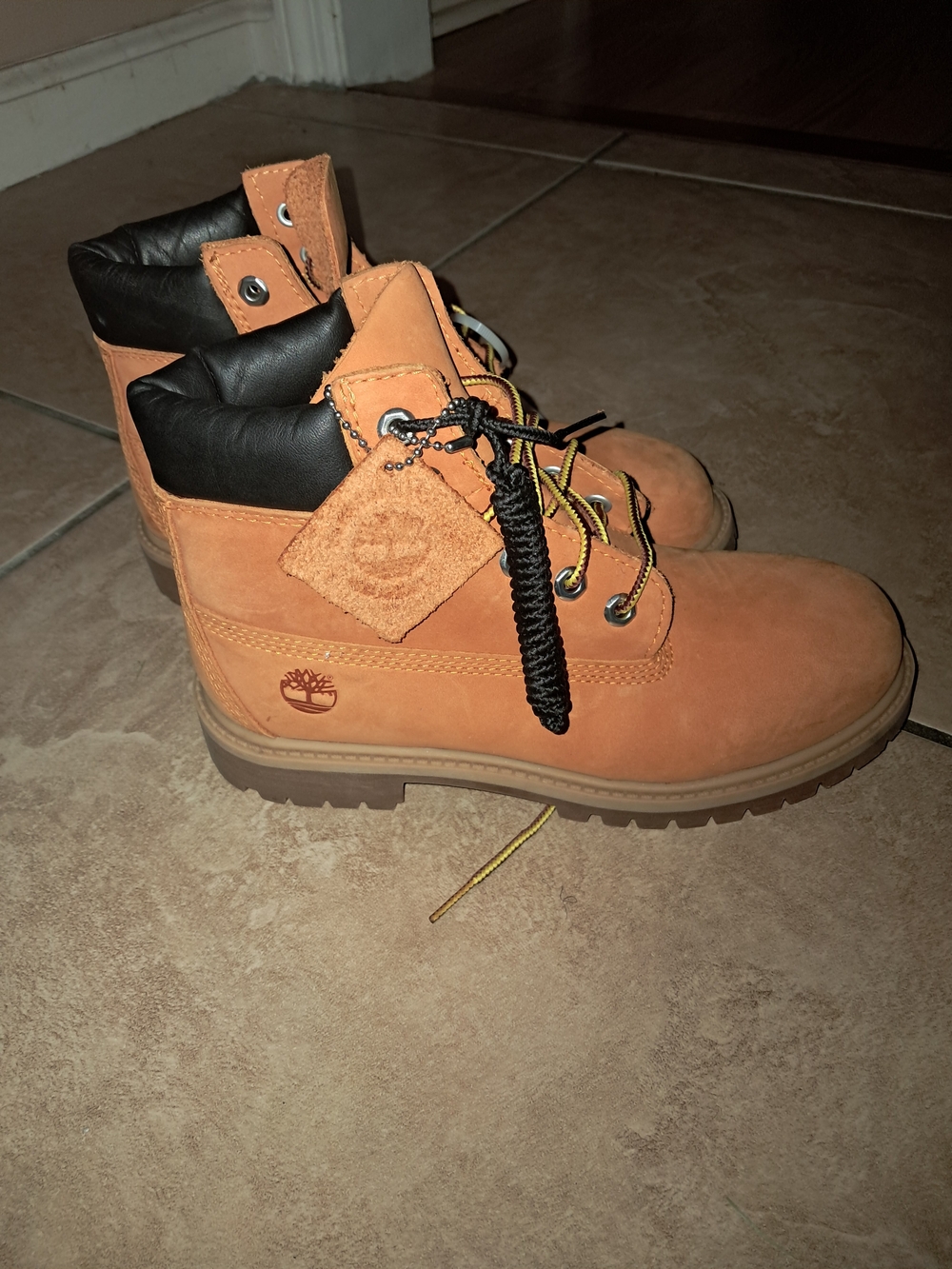 Timberland Boy's Premium Wheat Boots - Wheat